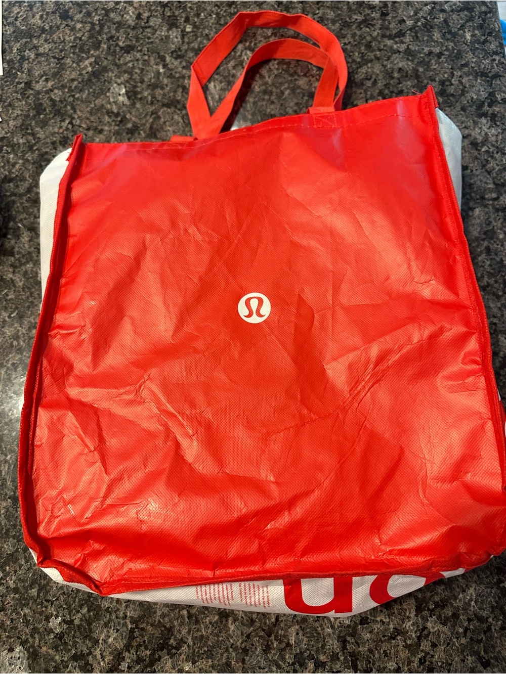 lululemon athletica Red Reusable Tote Bag